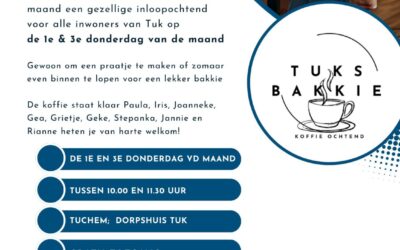 Tuks Bakkie nu elke 1e en 3e donderdag van de maand